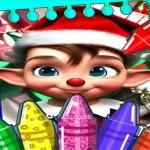 Christmas Elves Coloring Game